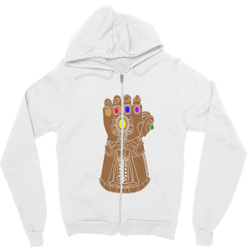 Infinity Gauntlet Zipper Hoodie by duagigikelinci | Artistshot