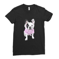 Le Petite Gigi   French Bulldog Ladies Fitted T-shirt | Artistshot