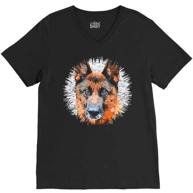 Dog T  Shirt Dog T  Shirt (5) V-Neck Tee by miracle24707 | Artistshot