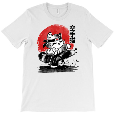 Karate Cat T-shirt Designed By Rendi Siregar