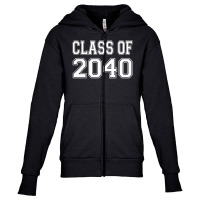 Class Of 2040 Grow With Me Youth Zipper Hoodie | Artistshot