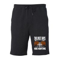 Hog Huntin Boar Pig Hunter Huntsman Fleece Short | Artistshot