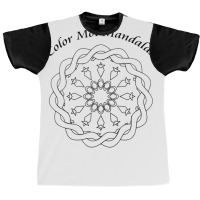 Mandala No.4 Tee Shirt That Can Be Colored With Paint Graphic T-shirt | Artistshot