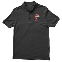 Sea Otter Life Rainbow Watercolor Bright Splatter Shirt Men's Polo Shirt | Artistshot