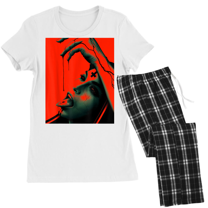 Occult Gothic Dark Satanic Unholy Witchcraft Grunge Emo Goth T Shirt Women's Pajamas Set by diles | Artistshot