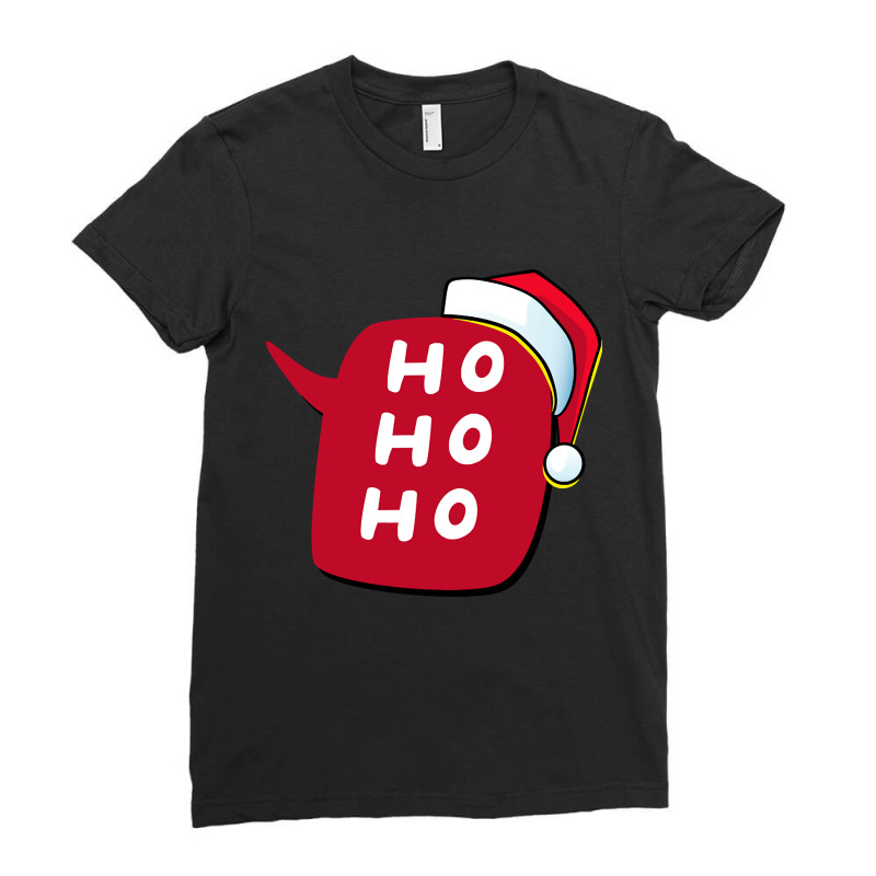 Ho Ho Ho Ladies Fitted T-Shirt by declangreenwood | Artistshot