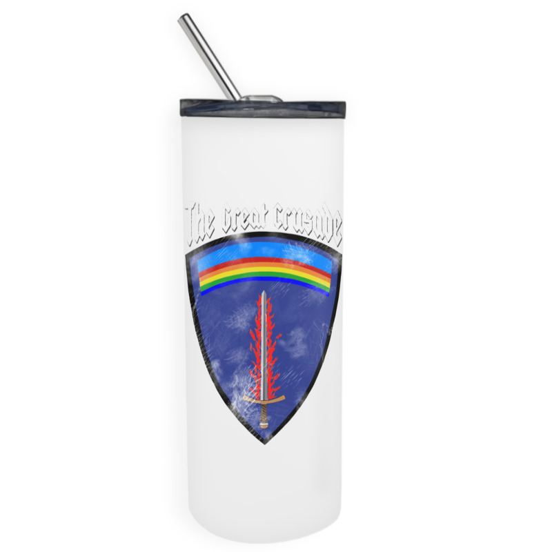 The Great Crusade   D Day Skinny Tumbler | Artistshot