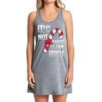 Funny Christmas Candy Cane It's Not Going To Lick Itself Long Sleeve T Tank Dress | Artistshot