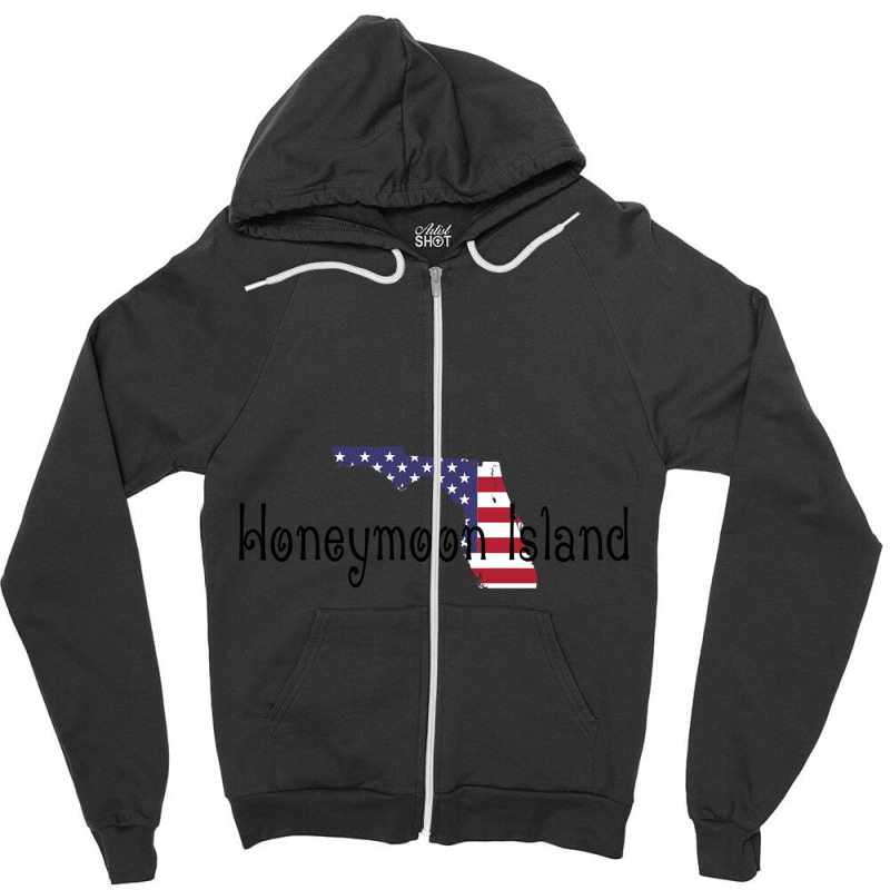 Honeymoon Island Florida (3) Zipper Hoodie | Artistshot