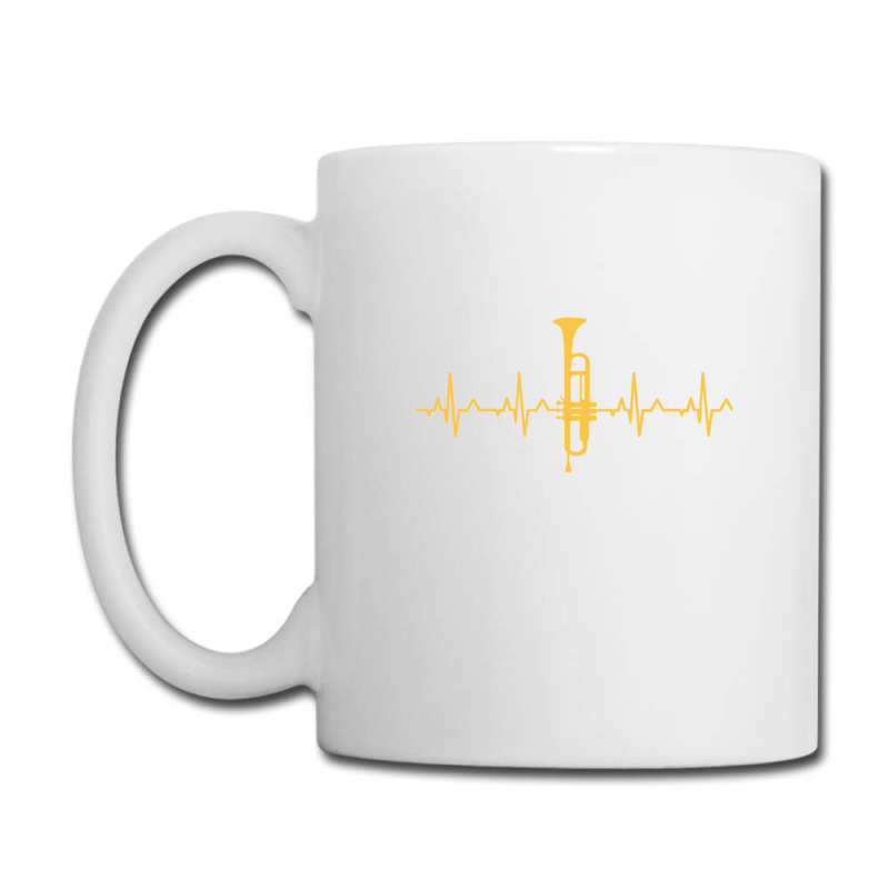 Trumpet Heartbeat T-shirt - Trumpet Player Shirt Coffee Mug | Artistshot