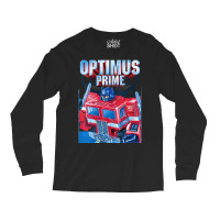 Womens Transformers Optimus Prime Portrait V-neck Long Sleeve Shirts | Artistshot