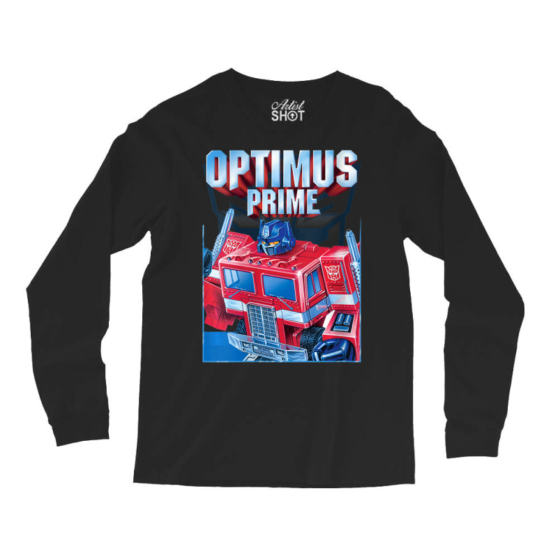 Womens Transformers Optimus Prime Portrait V-neck Long Sleeve Shirts by brumfieldportillo7vlpq8 | Artistshot