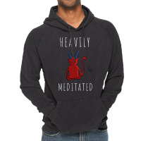 Heavily Meditated (3) Vintage Hoodie | Artistshot