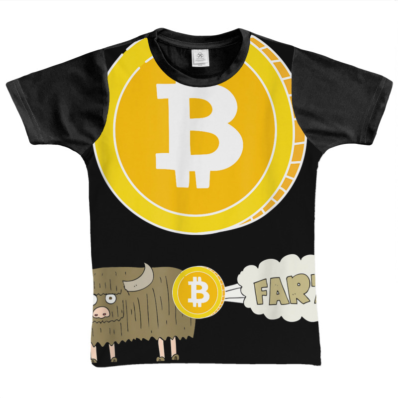 Bitcoin Bull Fart   Funny Crypto Currency Stock Market Humor T Shirt Graphic Youth T-shirt by mollyschq6z | Artistshot