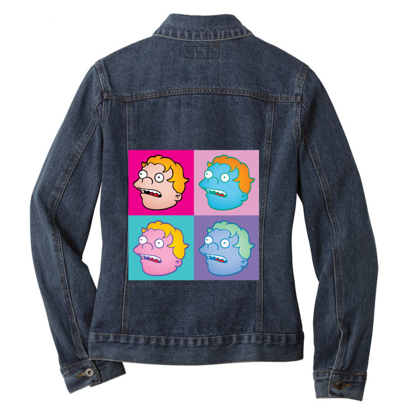 Tobias Pop Art Ladies Denim Jacket by liqualyfu | Artistshot