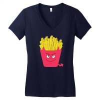 Evil Fries Women's V-neck T-shirt | Artistshot