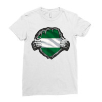 Andalucía Flag Andalusian Blood Inside Me Superhero T Shirt Ladies Fitted T-shirt | Artistshot