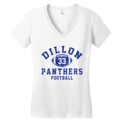 DILLON PANTHERS FOOTBALL Women's V-Neck T-Shirt | Artistshot
