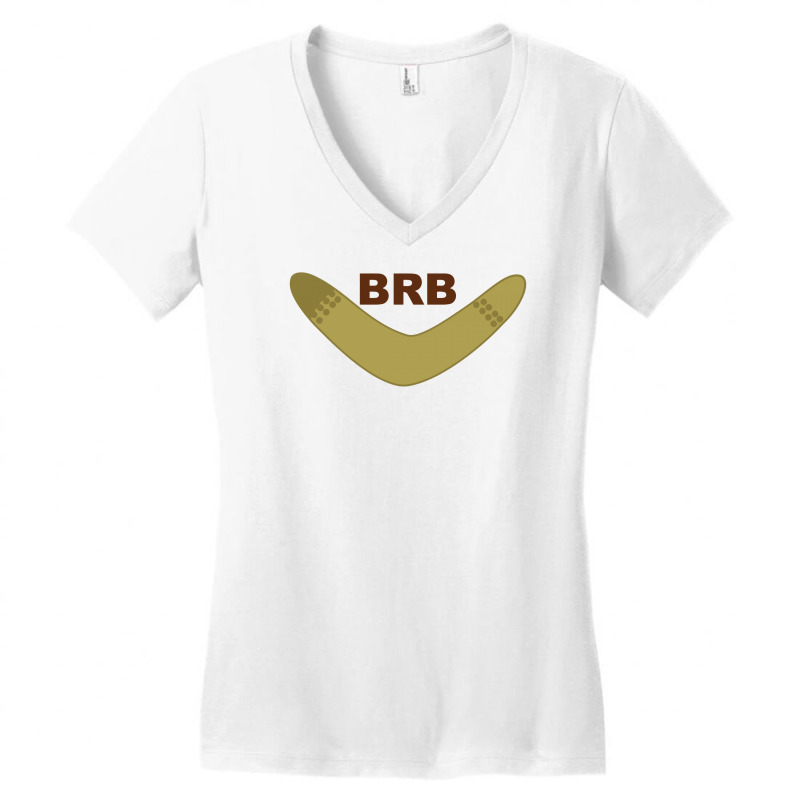 Brb Boomerang Women's V-neck T-shirt | Artistshot