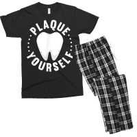 Dental Lab Plaque Yourself Orthodontics T Shirt Men's T-shirt Pajama Set | Artistshot