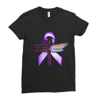 Alzheimer Support Ladies Fitted T-shirt | Artistshot