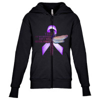 Alzheimer Support Youth Zipper Hoodie | Artistshot