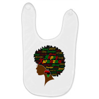 Happy Kwanzaa African Pride Black Woman Seven Principles Sweatshirt Baby Bibs | Artistshot