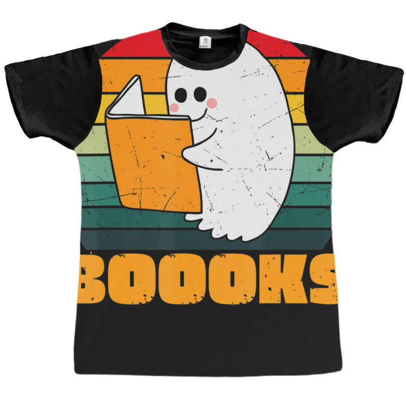 Boooks Ghost Librarian Book Lovers Halloween Costume Graphic T-shirt | Artistshot