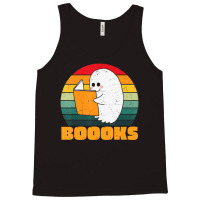 Boooks Ghost Librarian Book Lovers Halloween Costume Tank Top | Artistshot