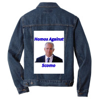 Homos Against Scomo Men Denim Jacket | Artistshot