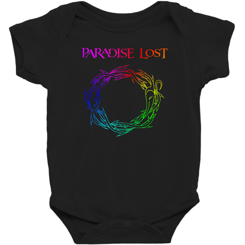 Paradise Lost Crow Of Thorns Back Patch Rgb Baby Bodysuit by lgrenti | Artistshot