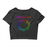 Paradise Lost Crow Of Thorns Back Patch Rgb Crop Top | Artistshot