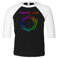 Paradise Lost Crow Of Thorns Back Patch Rgb Toddler 3/4 Sleeve Tee | Artistshot