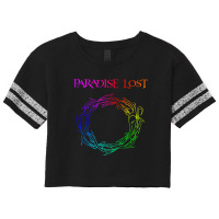 Paradise Lost Crow Of Thorns Back Patch Rgb Scorecard Crop Tee | Artistshot