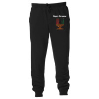 Happy Kwanzaa Kinara 7 Principles Of Kwanzaa Dec 26   Jan 1 T Shirt Unisex Jogger | Artistshot