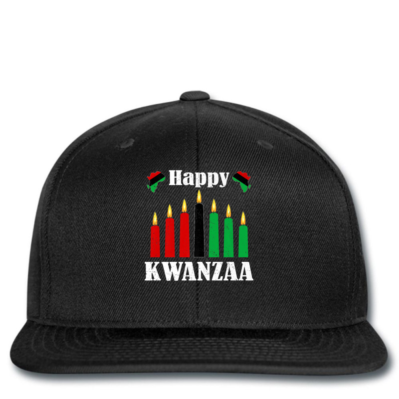 Happy Kwanzaa Kinara Candles Principles African American Men Premium T Printed hat by keishawnredner | Artistshot