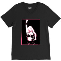 Doro Pesch Warlock V-neck Tee | Artistshot