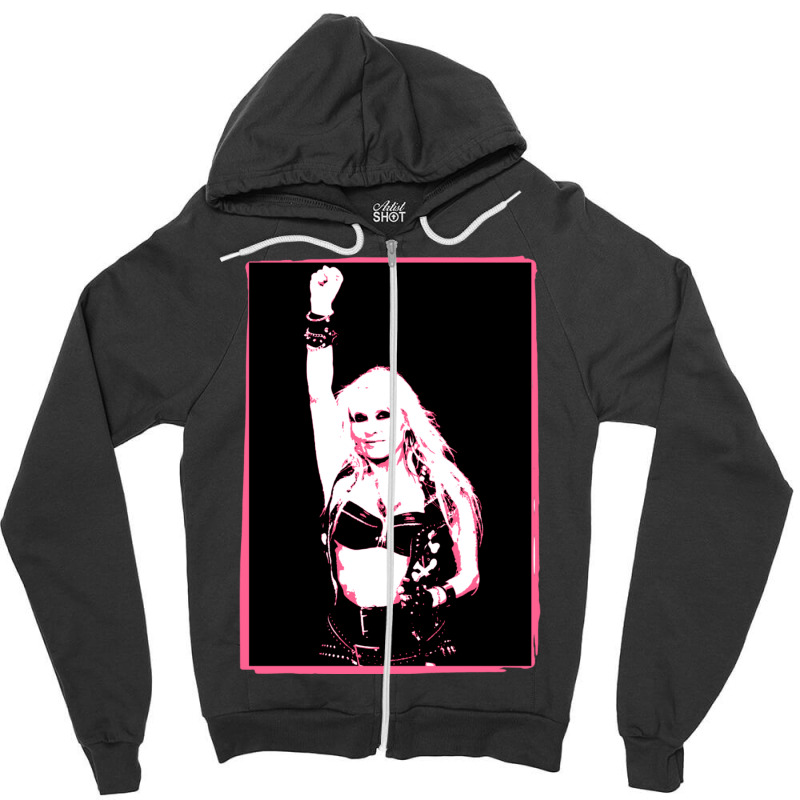 Doro Pesch Warlock Zipper Hoodie by KathrynHabstritt | Artistshot