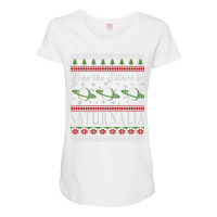 Saturnalia Sweatshirt   Christmas Sweater Style Sweatshirt Maternity Scoop Neck T-shirt | Artistshot