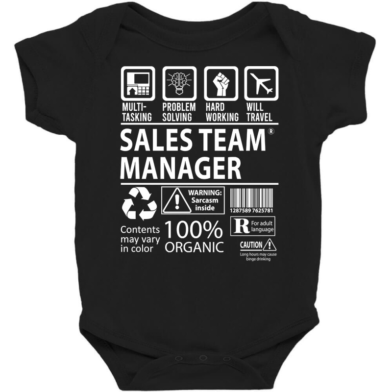 Sales Team Manager T Shirt - Multitasking Certified Job Gift Item Tee Baby Bodysuit by mckeebeckett3l9yxd | Artistshot