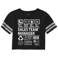 Sales Team Manager T Shirt - Multitasking Certified Job Gift Item Tee Scorecard Crop Tee | Artistshot