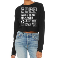 Sales Team Manager T Shirt - Multitasking Certified Job Gift Item Tee Cropped Sweater | Artistshot