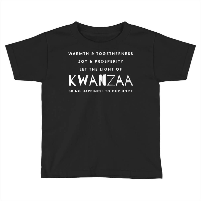 Happy Kwanzaa Holiday   Seven Principles Zip Hoodie Toddler T-shirt by ayedencoplon | Artistshot