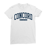 Concord New Hampshire Nh College University Style Navy T Shirt Ladies Fitted T-shirt | Artistshot