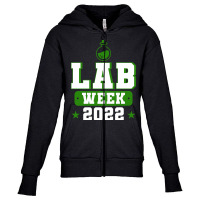 Lab Week 2022 Lab Tech Laboratory Technician Youth Zipper Hoodie | Artistshot