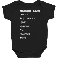 Happy Kwanzaa Seven Principles Of Kwanzaa Celebration Premium T Shirt Baby Bodysuit | Artistshot