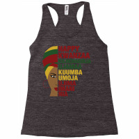 Happy Kwanzaa African Black Woman 7 Principles Sweatshirt Racerback Tank | Artistshot