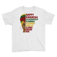 Happy Kwanzaa African Black Woman 7 Principles Sweatshirt Youth Tee | Artistshot