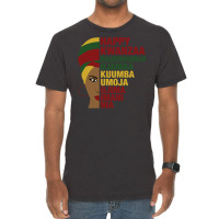 Happy Kwanzaa African Black Woman 7 Principles Sweatshirt Vintage T-shirt | Artistshot