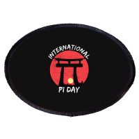 International Pi Day Math Happy Birthday Nerd 2022 3.14 Oval Patch | Artistshot